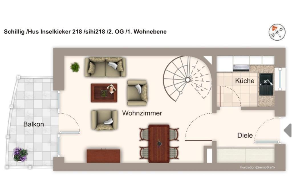شقة Hus Inselkieker Hus Inselkieker 218 شيلينغ المظهر الخارجي الصورة